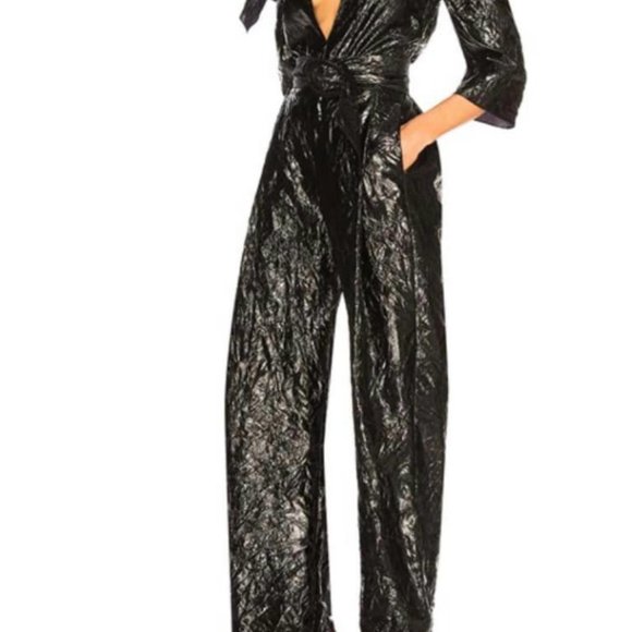 Carmen March Deep V Jumpsuit Retail $3500 - Picture 3 of 5